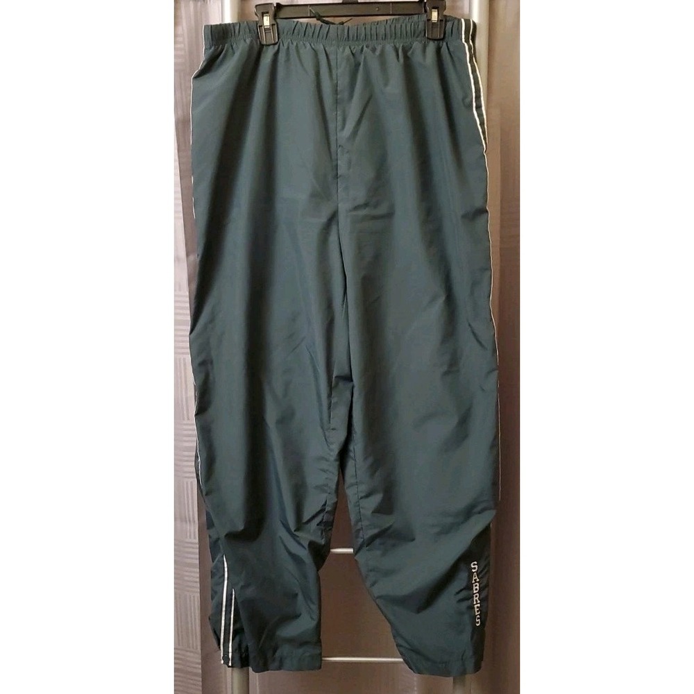 Holloway Green Golf Nylon Windbreaker Rain‎ Lined Pants Ladies XLarge Zip Ankle